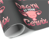 Cute Cervix Obstetricist Gynaecoloog Doctor OBGYN Cadeaupapier (Rol Hoek)