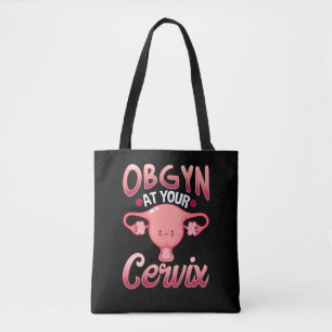 Cute Cervix Obstetricist Gynaecoloog Doctor OBGYN Draagtas
