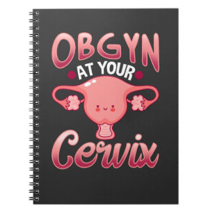 Cute Cervix Obstetricist Gynaecoloog Doctor OBGYN Notitieboek