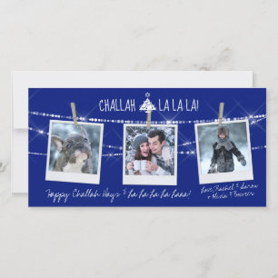 Cute Challah Days La La La La La 3-Photo Holiday K