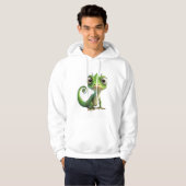Cute Chameleon Pocket Sweat - shirt à capuche - Dr (Devant entier)