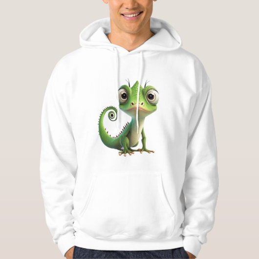 Cute Chameleon Pocket Sweat - shirt à capuche - Dr (Devant)