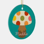 Cute champignons colorés ornement céramique (Droite)