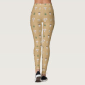 Cute Champignons Motifs Leggings (Dos)