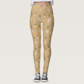 Cute Champignons Motifs Leggings (Devant)