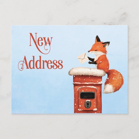 Cute Change of Address New Address Announcement Aankondigingskaart (Voorkant)
