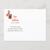 Cute Change of Address New Address Announcement Aankondigingskaart (Achterkant)