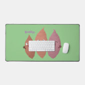 Cute chantant des patates douces caricaturales lég (Clavier et souris)