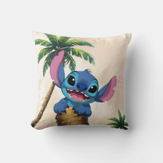 Cute Chaotic Vibes Throw Pillow – Tropical Cartoon Kussen