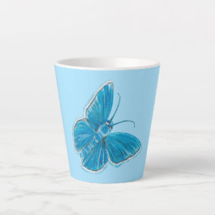 Cute Chapman's blauwe vlinder Latte Mok