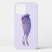 Cute Character Paars Nerdy Case-Mate iPhone Case (Achterkant)