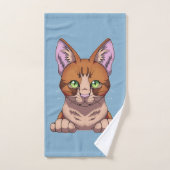 Cute chat (Serviette à main)
