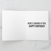 CUTE CHAT AVEC CARTE DE SALUT D'ANNIVERSAIRE DE GÂ (Intérieur)