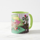Cute chat Christmas Mug (Devant droit)
