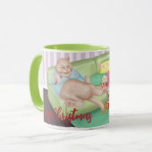 Cute chat Christmas Mug (Devant gauche)