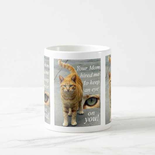 Cute Chat Commentaires Mug (Centre)