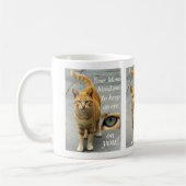 Cute Chat Commentaires Mug (Gauche)