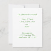 Cute chat dans une fenêtre Nouvelle carte de note  (Dos)