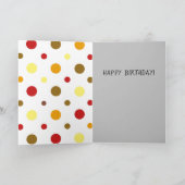 Cute Chat En Costume De Skunk Carte De Voeux Anniv (Intérieur)