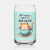 Cute Chat en Teacup Kawaii Art Cosy (Verso)