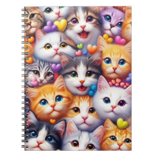 Cute Chat fait face au Carnet Siral