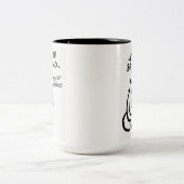 Cute Chat "Just Be Kind" Mug de café - Vibe Positi (Centre)