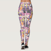 Cute Chat Motif Leggings (Dos)