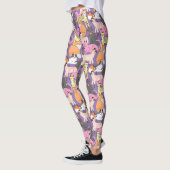 Cute Chat Motif Leggings (Gauche)