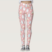 Cute Chat Motif Leggings (Devant)