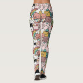 Cute Chat Motif Leggings (Dos)
