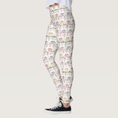 Cute Chat Motif Leggings (Gauche)