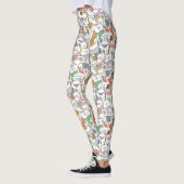 Cute Chat Motif Leggings (Gauche)