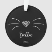 Cute Chat Photo Noir (devant)