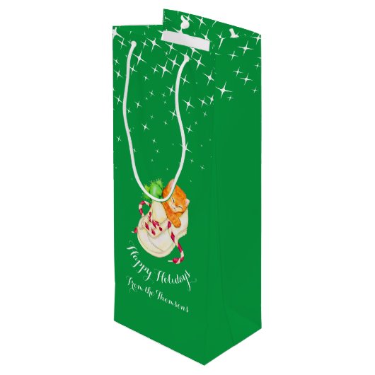 Cute chaton dans une chaussure nom art sac cadeau (Dos Angle)