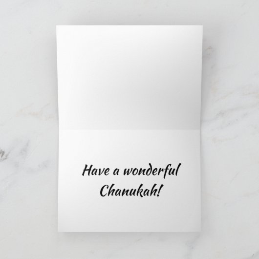 Cute chatons jouant dreidels carte Chanukah (Intérieur)