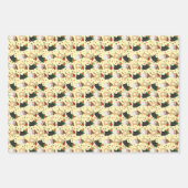 Cute chatons papier d'emballage de Noël (Devant 3)