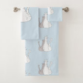 Cute chats bleu gris Motif (En situation)