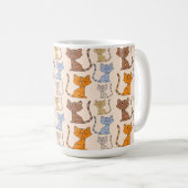 Cute chats colorés Mug (Devant droit)