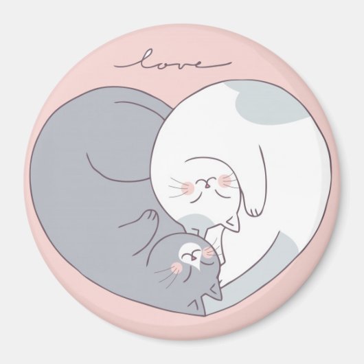 Cute Chats En Aimant Magnet (Devant)