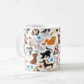 Cute Chats et Chiens Mug (Devant gauche)