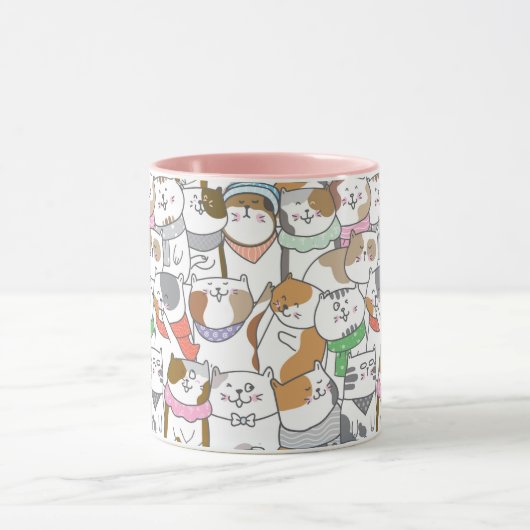 Cute chats Mug (Centre)