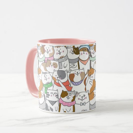 Cute chats Mug (Devant gauche)
