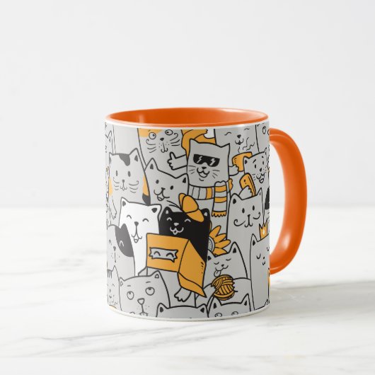 Cute chats Mug (Devant droit)