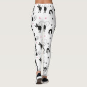 Cute chats noirs leggings (Dos)
