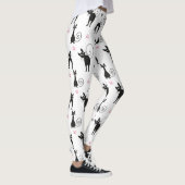 Cute chats noirs leggings (Droite)