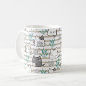 Cute chatte Mug - Jouer des chatons avec du fil (Devant gauche)