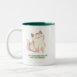 Cute chatte tasse pour amoureux de les chats