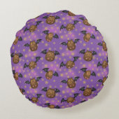 Cute chauves-souris fours bébé goth noir coussin r (Dos)