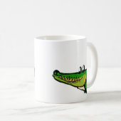 Cute & Cheerful Crocodile Coffee Mug | Happy Croc  Koffiemok (Voorkant rechts)