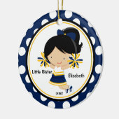 Cute Cheerleader Little Sister kerst Ornament (Links)